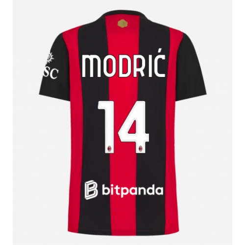 Billige Fotballdrakt AC Milan Luka Modric #14 Replika Hjemmedrakt Dame 2026-27 Kortermet Billige Fotballdrakt AC Milan Luka Modric #14 Replika Hjemmedrakt Dame 2026-27 Kortermet